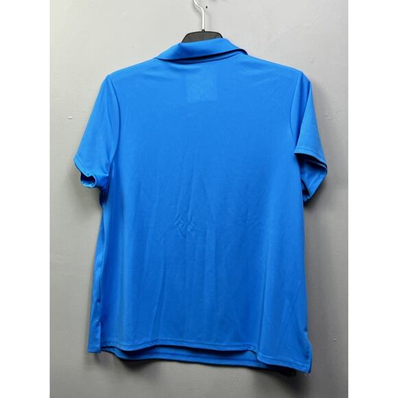 Walmart Shirt Womens XL Blue Polo Uniform Employee Work Button front - Picture 2 of 6